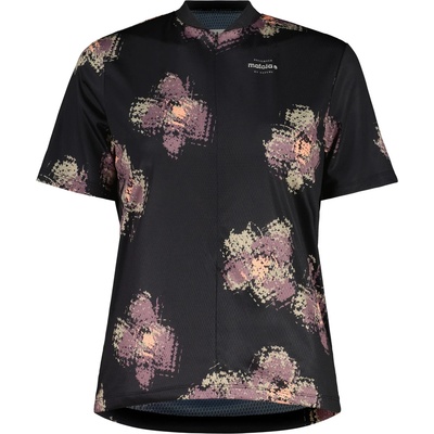 Maloja Дамска фланелка с къс ръкав за колоездене Maloja Women's SundaM. Allmountain 1/2 Cycling jersey - Deep Black Joy (156-3053-0114)