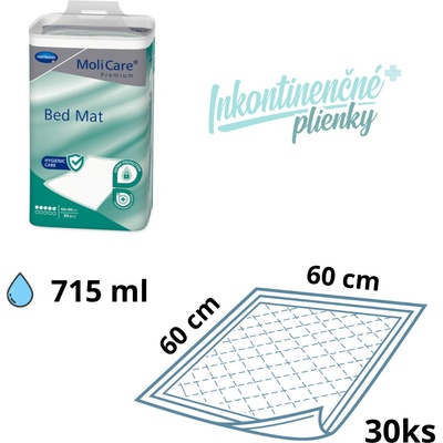 Molicare premium bed mat 5 kvapiek 60x60 30ks