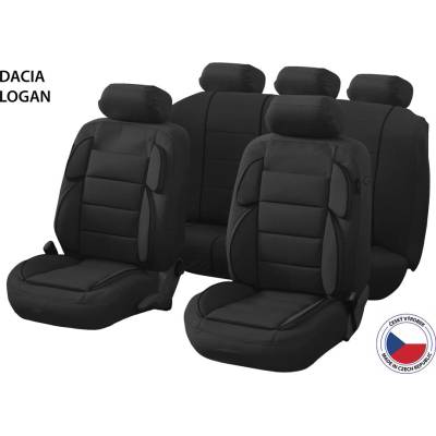 Autopoťah CAPPA Perfetto YL Dacia Logan, čierne