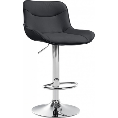 Design-Shop Vonore koženka Čierna / chrom