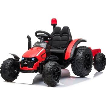 Mamido elektrický traktor s vlečkou Truck červená