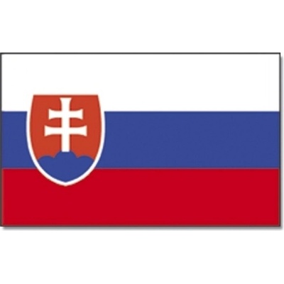 Vlajka Slovensko 30 x 45 cm na tyčke