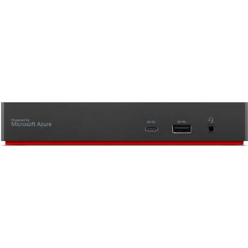 Lenovo 40B20135UK докинг станция Жичен USB 3.2 Gen 1 (3.1 Gen 1) Type-A + Type-C Черен (40B20135UK)