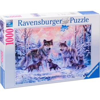 Image 1 of Ravensburger Пъзел Ravensburger от 1000 части - Арктични вълци (19146)
