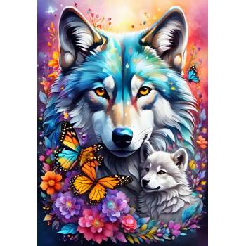 Image 1 of Alipson Puzzle - Puzzle Maternal Love Collection: Wolves - 1 000 piese