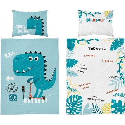 Detexpol obliečky Dino 120 x 90 cm