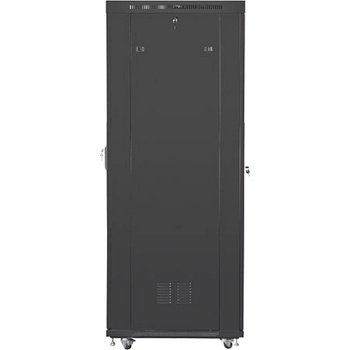 Lanberg rack cabinet 19" free-standing 27U/800x1200 (flat pack) with mesh door lcd black (FF01-8227-23BL)