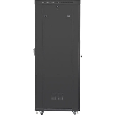 Lanberg rack cabinet 19" free-standing 27U/800x1200 (flat pack) with mesh door lcd black (FF01-8227-23BL)