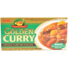 S&B Golden curry japonské středně pálivé kari 220 g