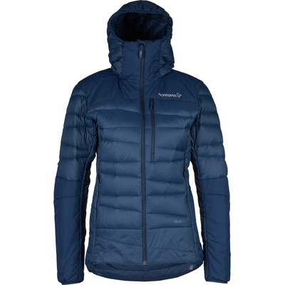 Norrøna Дамско пухено яке Norrøna Women's Falketind Down750 Hood Down jacket - Indigo Night (104-2504-0214)