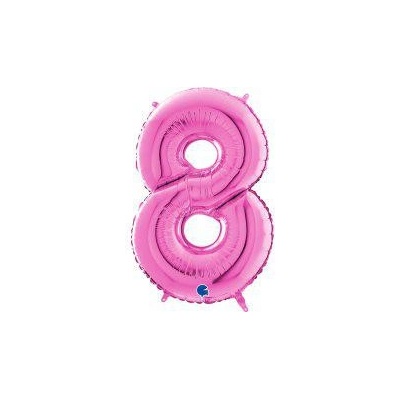 UNIQUE Nafukovacie číslice Fuchsia 66 cm 26 8