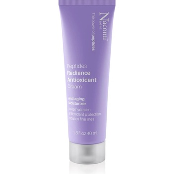 Nacomi Next Level Peptides противобръчков и възстановяващ крем за лице с пептиди 40ml