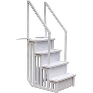 Manufacturas GRE Стълба за лесен достъп във вкопан басейн hdpe 4 стъпала | gre (epe30)