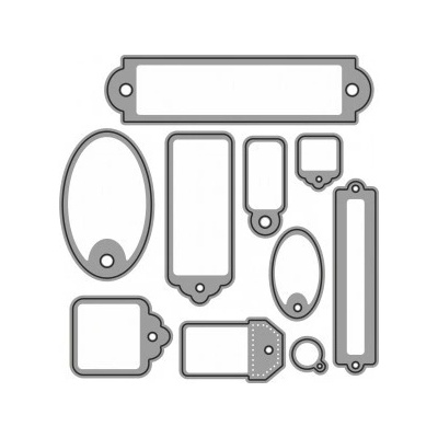 Wiler Vyřezávací šablona Visačky 10 ks velká sa – Zboží Mobilmania