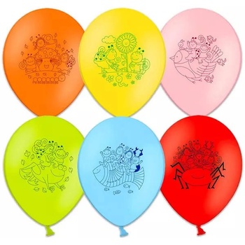 CITERA Бобо и Бабок: Балони с модели - 6 бр (Jatek00075)