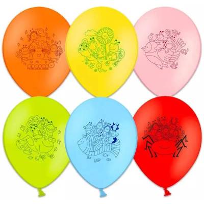 CITERA Бобо и Бабок: Балони с модели - 6 бр (Jatek00075)