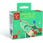 Hape Дървен образователен пъзел Hape - Matchstix Puzzles, 21 части (H6608) - ozone