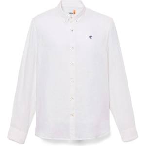 Timberland Мъжка риза с копчета Timberland Mill Brook Linen Shirt - White - размер 3XL (033-3225-0315)
