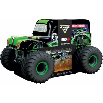 EUROGRAPHICS v plechovej krabičke Monster Jam Grave Dgger 550 dielov