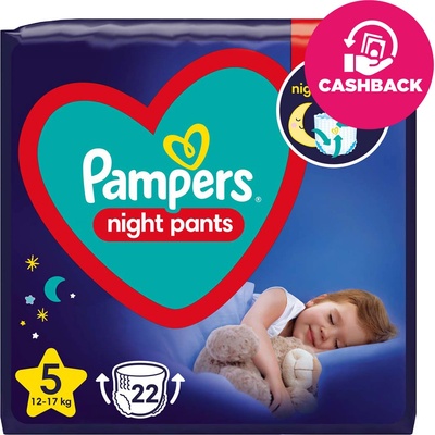 Pampers Night Pants 5 22 ks