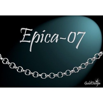 Gold Design Epica 07 řetízek rhodium (GD235)