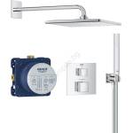 GROHE 34879000 - Вграден комплект за душ PRECISION CUBE 310 × 310 mm хром (GH1132)