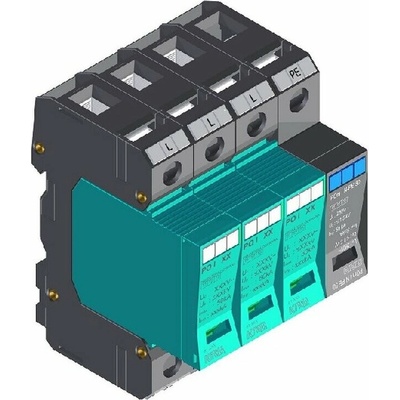 KIWA Zvodič prepätia 1000VDC/12,5kA PO I 3 PV 81.183 3P FV aplikácie typ 1+2