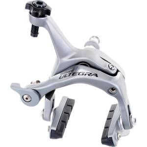 SHIMANO caliper brake, br-6800, ultegra rear, cs51, 10.5mm sunken nut, 12.8mm pivot bolt, shoe: r55c4, bulk (br0644)