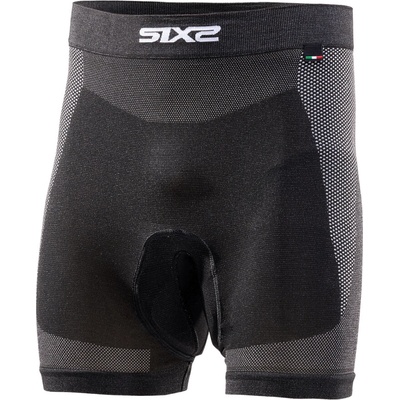 Sixs Boxerky s vložkou BT CC2L light carbon černá