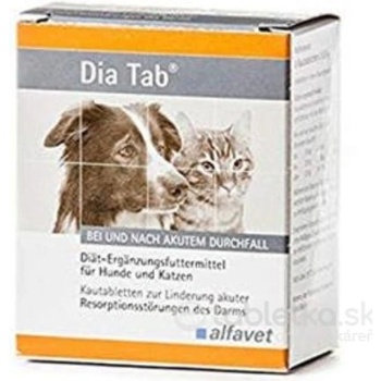 Alfavet Dia Tab žuvacie tbl. 6 x 5, 5 g