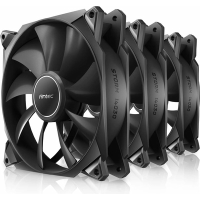 Antec Storm T3 140mm PWM černá sada ventilátoru 3ks