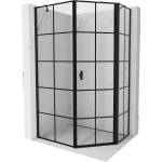 Mexen Mist петоъгълна асиметрична душ кабина с отваряеми врати дясна 90 x 100 (8A8-090-100-70-77-P)