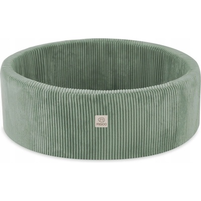 Misioo Suchý bazén bez míčků 90 x 30 Zelený manšestr Kulatý – Hledejceny.cz