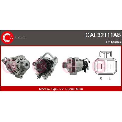 CASCO Alternátor CAL32111AS