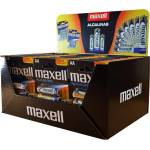Maxell Дисплей с 4 алкални батерии Maxell LR6 AA (30 блистера/120 батерии) (10444273)