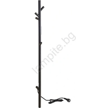 Bemeta Сушилник за кърпи 10, 3x118 cm неръждаема стомана/черно (BD0080)