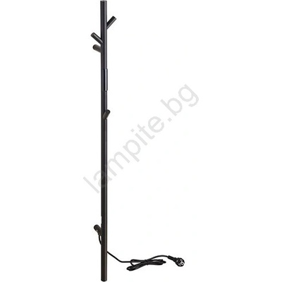 Bemeta Сушилник за кърпи 10, 3x118 cm неръждаема стомана/черно (BD0080)