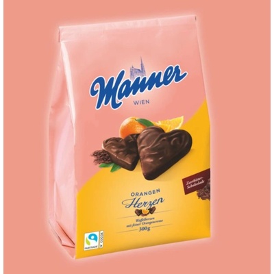Manner Pomerančová srdíčka 300 g