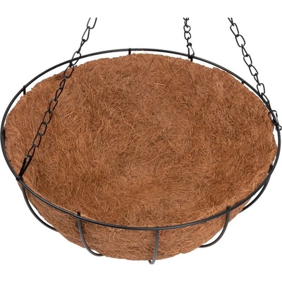 Strend Pro Květináče LC-CocoH-24 ocel / kokos závěsný 35x35x17 cm ST221837