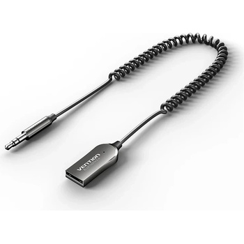 Image 1 of Vention блутут за кола за разговори и музика Car Bluetooth 5.4 audio receiver USB, 3.5mm jack - NAIHG (6922794782969)