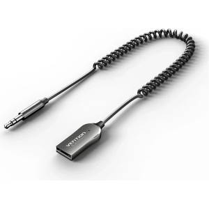 Vention блутут за кола за разговори и музика Car Bluetooth 5.4 audio receiver USB, 3.5mm jack - NAIHG (6922794782969)