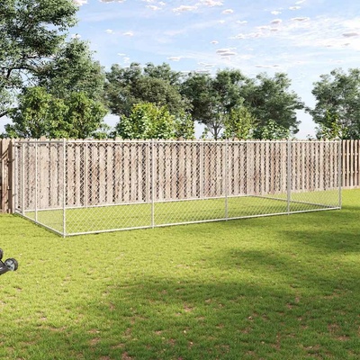 vidaXL Venkovní psí kotec 7,600 x 3,800 x 1,9 m 9799.144938