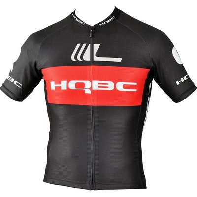 HQBC TEAM PROFI krátky rukáv čierna/červená