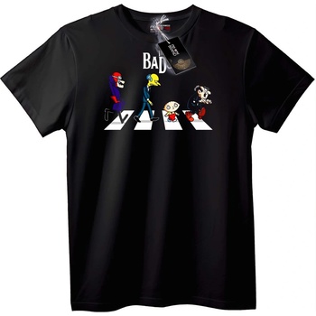 NOONEBRAND Тениска Family Guy Abbey Road - 4XL, Black