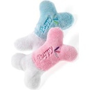 Hračky pro psy Karlie-Flamingo Hračka pes Kost pískací Puppy 13 cm plyš