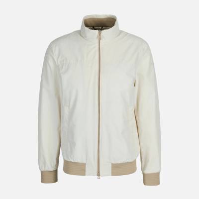 Geox Кремава мъжка бомбер якета Geox Vincit Geox | Byal Bezhov | МЪЖЕ | S