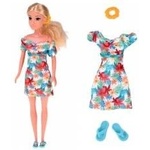 Jokomisiada Doll clothes set, holiday styling, dress, accessories ZA5706
