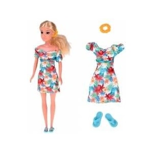 Jokomisiada Doll clothes set, holiday styling, dress, accessories ZA5706