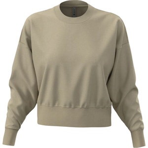 Next Level Apparel N 9087 / Дамски суитшърт с овърсайз дизайн, изработен от плътен памук - кафяв M (089087t6002)
