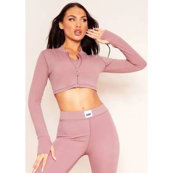 Missy Empire Яке Missy Empire Women's Long Sleeve Cropped Softshell Jacket - Rose